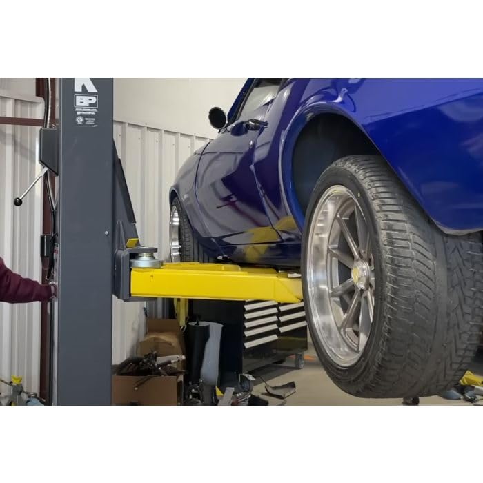 BendPak 10APX - 10,000lb Capacity 2 Post Adaptable Clearfloor/Adjustable Width/Screw Pads/High Rise Truck/SUV/Car/Vehicle/Auto Lift- Home/Garage/Shop/Mechanic - Image 3