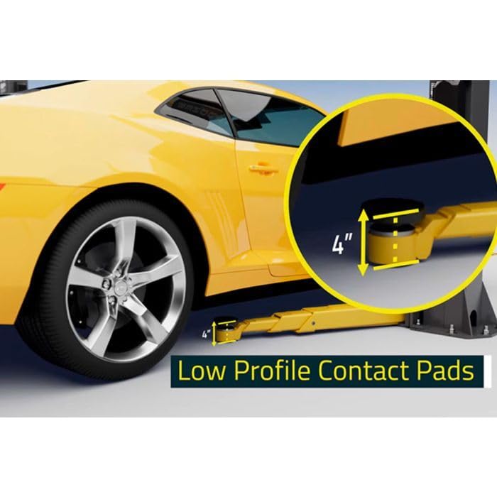 BendPak 10APX - 10,000lb Capacity 2 Post Adaptable Clearfloor/Adjustable Width/Screw Pads/High Rise Truck/SUV/Car/Vehicle/Auto Lift- Home/Garage/Shop/Mechanic - Image 5
