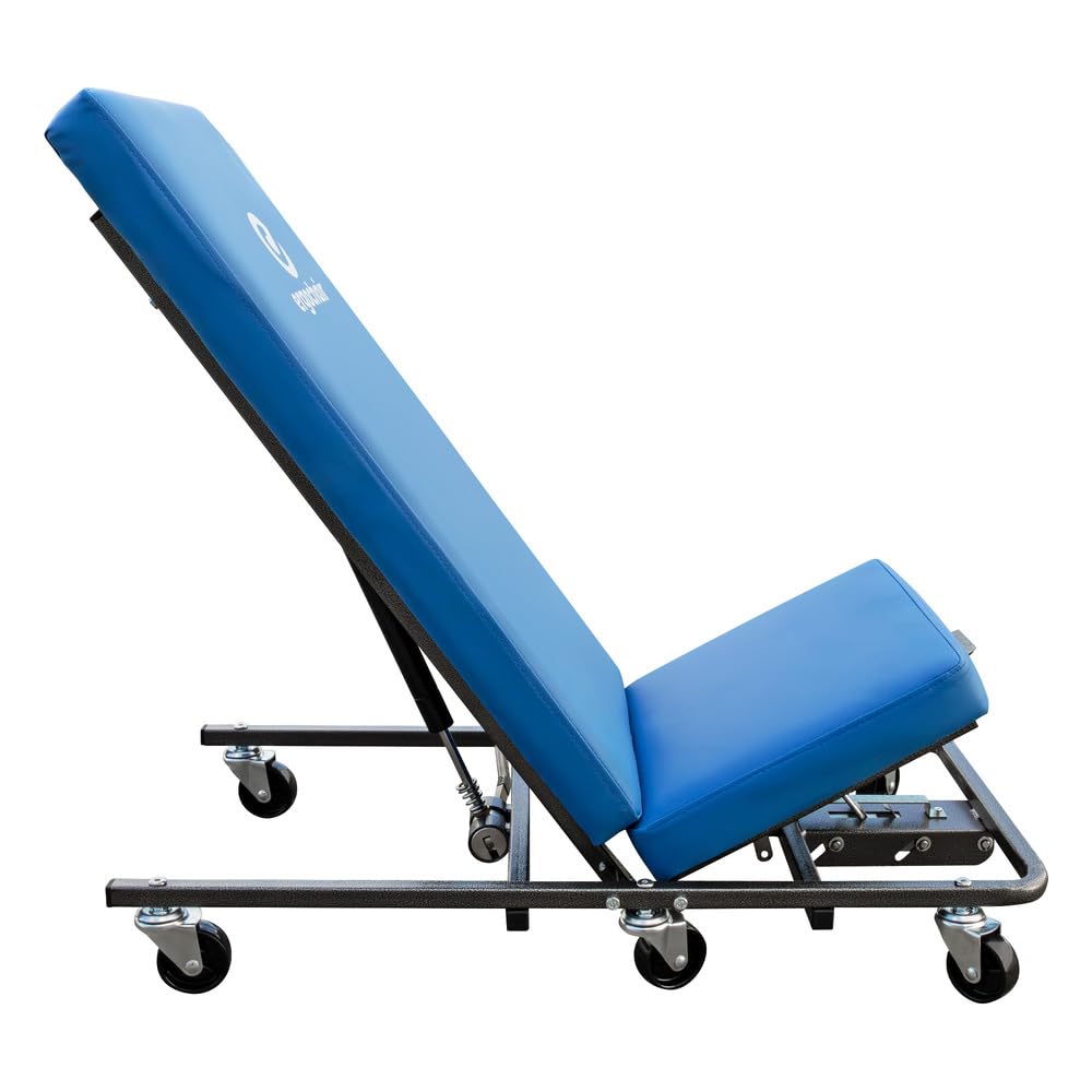 BendPak Garage/Shop/Home Adjustable Ergonomic Low Profile Gliding - Sturdy Rolling Work Chair - Image 3