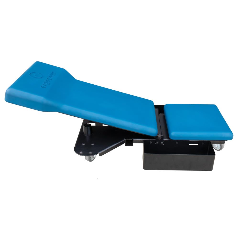 BendPak Garage/Shop/Home Ergonomic Low-Profile Mechanic Reclining -Scoot Rolling Creeper with Tool Tray Kit - Image 4