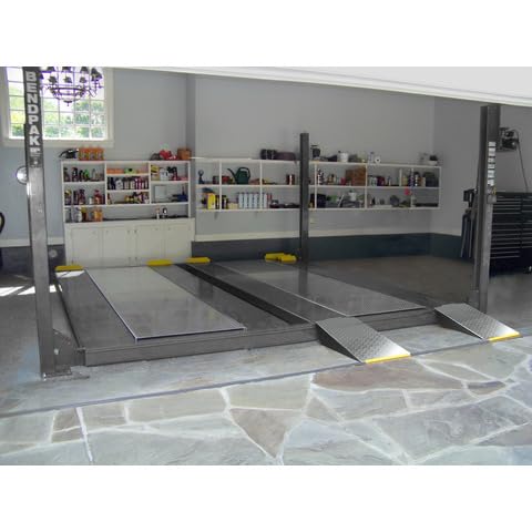 BendPak HD-9SW - 9000lb Capacity 4 Post Super Wide Car/Vehicle/Automobile Stacker Storage Parking Lift Home/Garage/Shop/Mechanic - (220V) - Image 4
