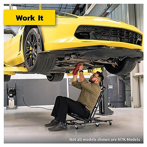 BendPak Maxjax M7K Auto Lift - 7000lb Capacity Two Post Portable Garage Car/Vehicle/Automobile Lift - Home/Garage/Shop/Mechanic Use - Image 3