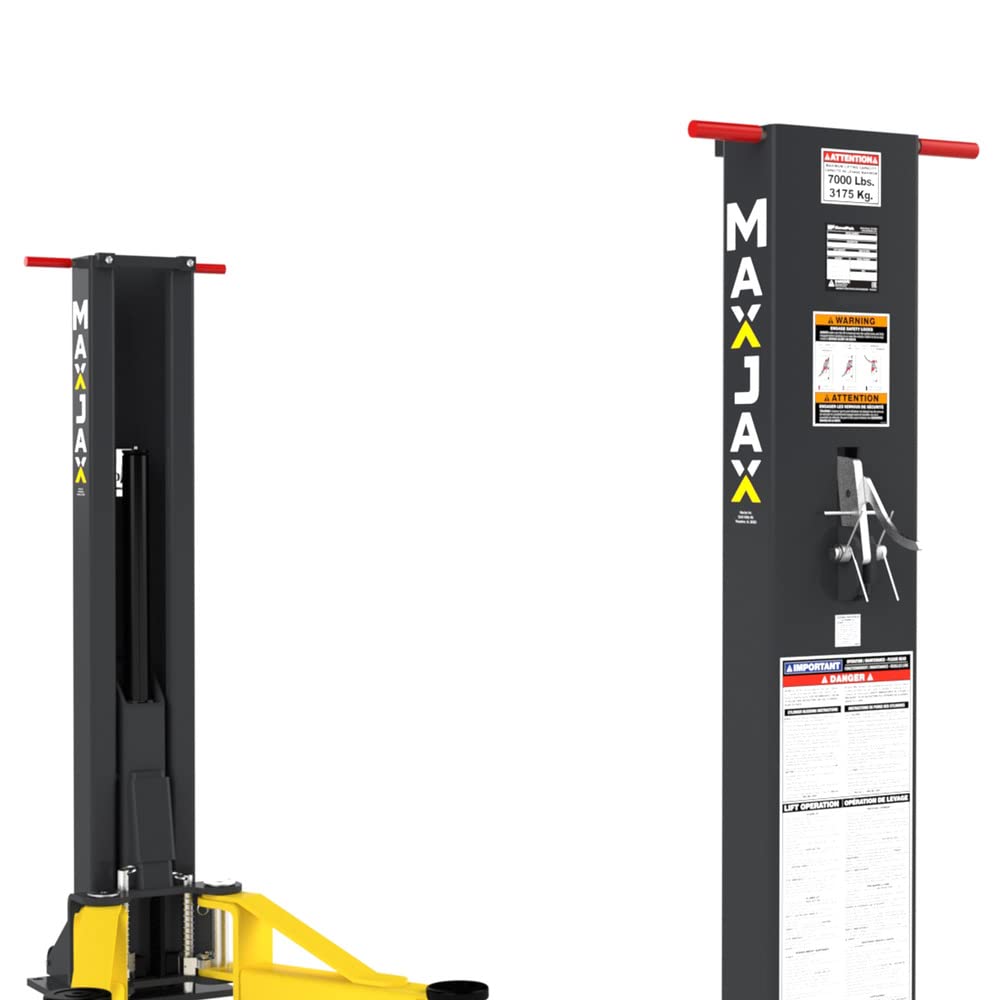 BendPak Maxjax M7K Auto Lift - 7000lb Capacity Two Post Portable Garage Car/Vehicle/Automobile Lift - Home/Garage/Shop/Mechanic Use - Image 8