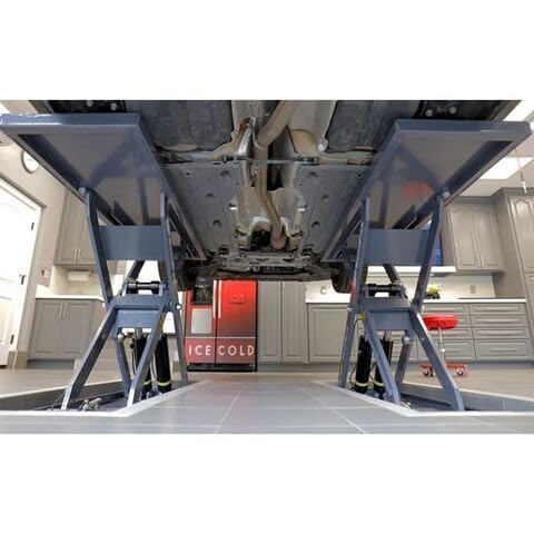 BendPak MDS-6LPF - 6,000lb Weight Capacity Flush Mount - Open Center Mid Rise Car/Vehicle/Automobile Lift Home/Shop/Garage/Mechanic - Image 3