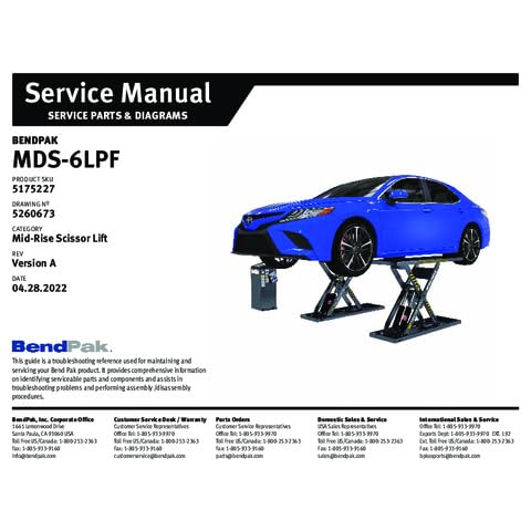 BendPak MDS-6LPF - 6,000lb Weight Capacity Flush Mount - Open Center Mid Rise Car/Vehicle/Automobile Lift Home/Shop/Garage/Mechanic - Image 6