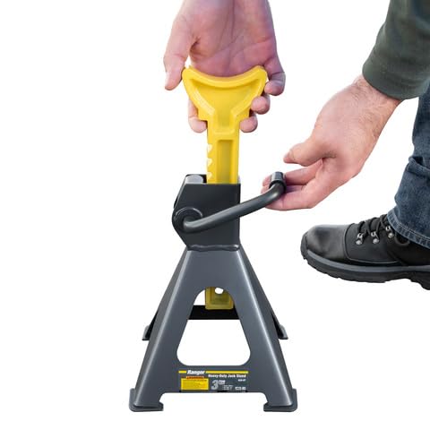 Ranger Jack Stands 6000lb Holding Capacity Heavy Duty Car/Vehicle/Automobile/Fleet Services Lifting Stand Set of Two Mechanic/Garage/Home/Shop - Image 6